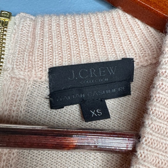 J. Crew Collection Italian Cashmere Sweater With Zipper Back Detail | Size XS - Picture 3 of 3